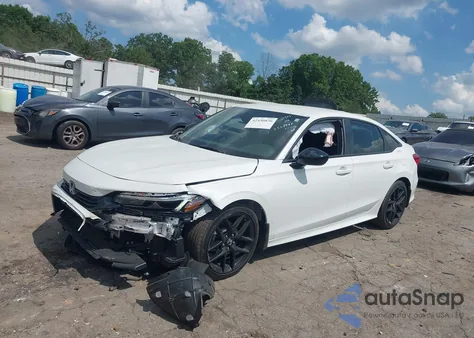 2024 Honda Civic Sport из США, поврежденный, VIN 2HGFE2F58RH593546